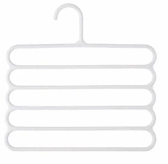 Cintre Pantalons Blanc – Rangement Pratique & Gain de Place
