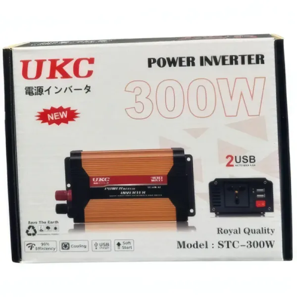 Onduleur Solaire UKC STC-300W - 300W avec 2 USB