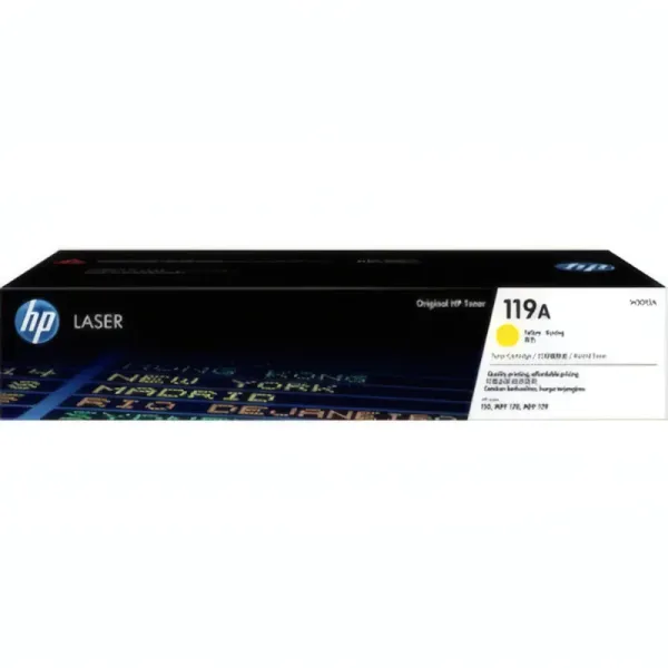 Toner Jaune HP 119A (W2092A) - Impression 700 Pages