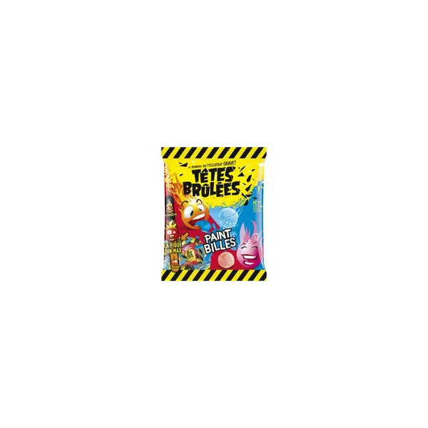 TETE BRULEES Bonbons billes piquantes en sachet 135g