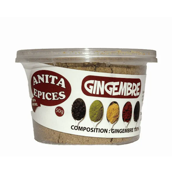 Anita épices - Gingembre moulu - 50g