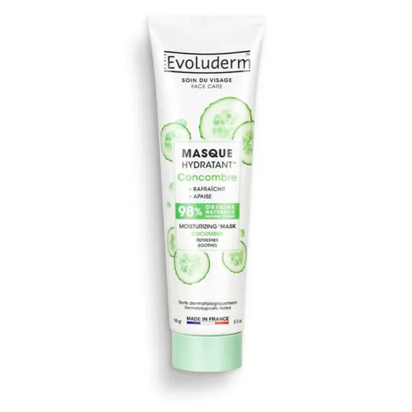 Evoluderm - Masque Visage Hydratant Concombre