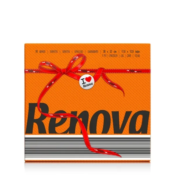 RENOVA SERVIETTE TABLE ORANGE X71