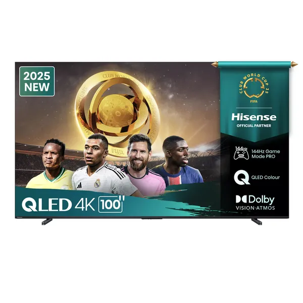 Televiseur Hisense 100" Smart 4K QLED Vidaa Quantum Dot 100Q7Q