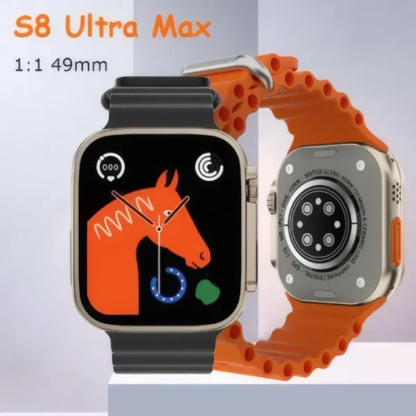 Montre Connectée S8 Ultra Max pour Hommes et Femmes - Répondez aux Appels