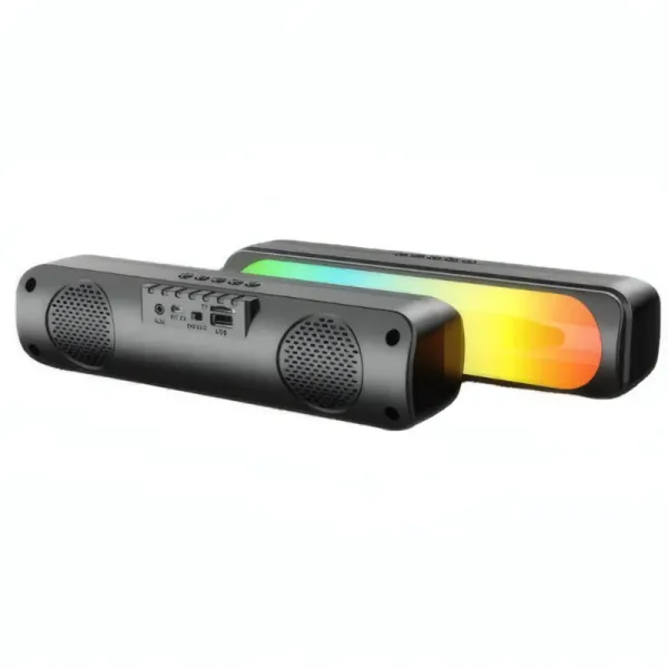 Haut-Parleur Mini Portable LED avec Subwoofer ZQS2205
