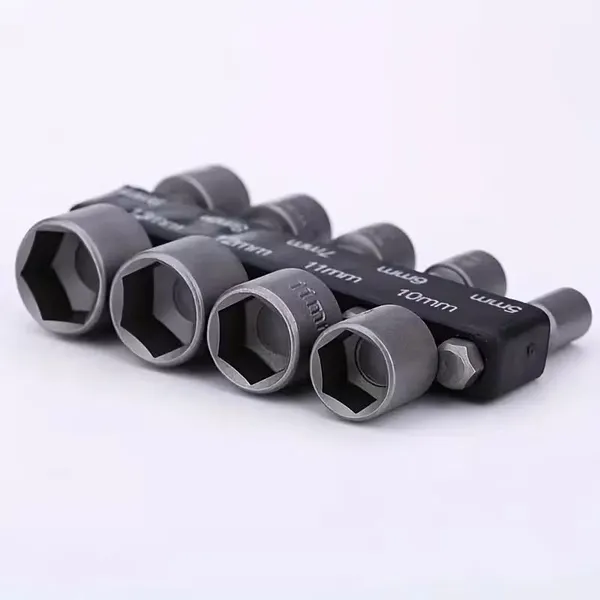 Jeu de Douilles Hexagonales 5 mm à 13 mm – Embouts de Tournevis en Acier Chrome Vanadium
