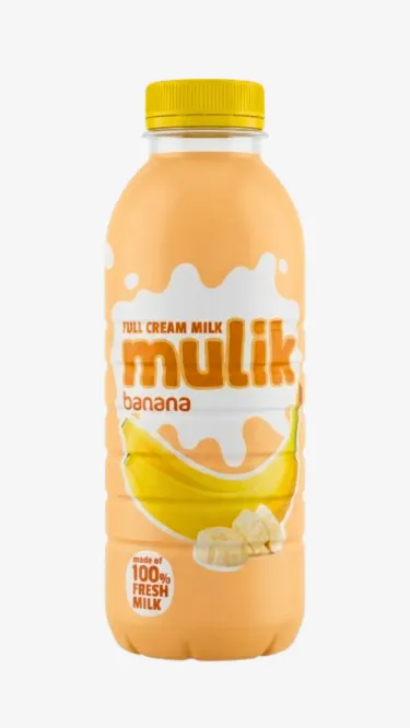 Lait banane Mulik bouteille 500 ml