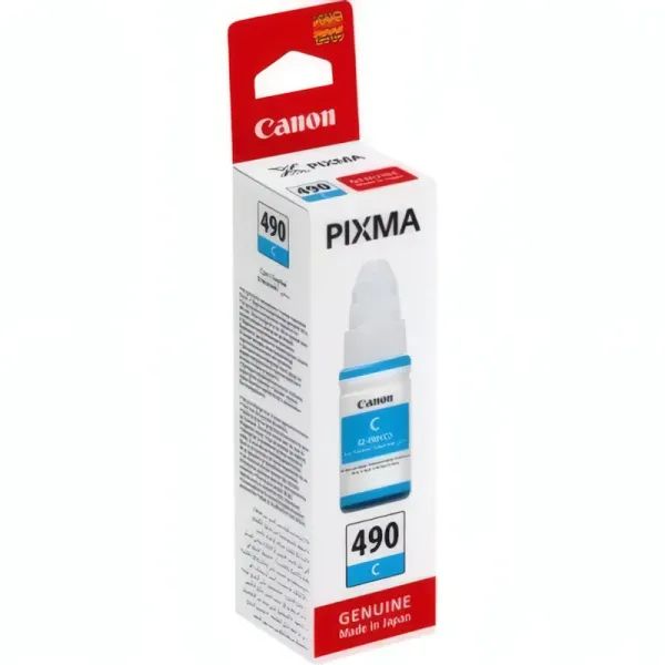 Encre Canon GI-490C Cyan - Bouteille de 70ml