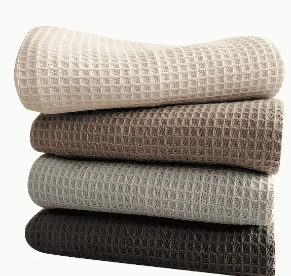 Chiffons, torchons de Nettoyage Épais et Absorbants pour Cuisine,  en Polyester Légères avec Adhérence Texturée, Couleurs Mixtes (Beige, Marron, Gris)