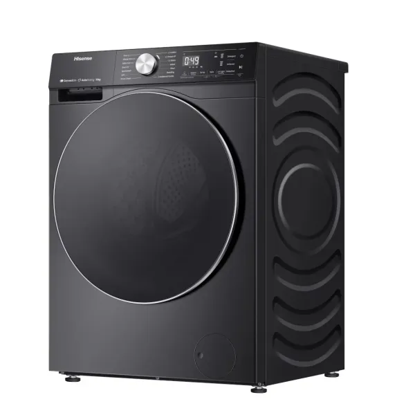 Machine à Laver Hisense 10.5KG Front Load Inverter Noir WF3S1043BB