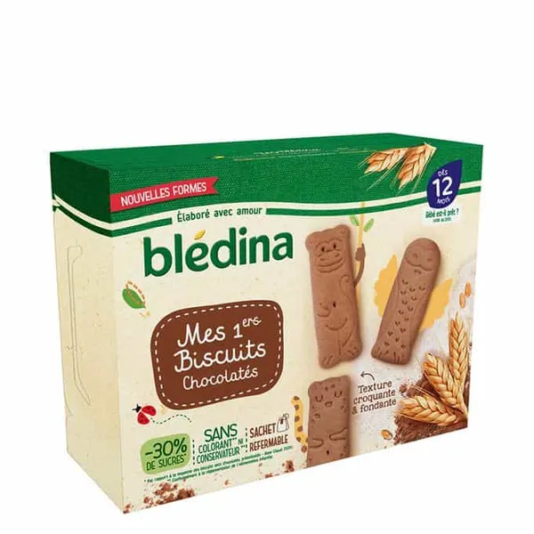 BLEDINA – Mes 1ers Biscuits Chocolatés Dès 12 Mois – 150 g