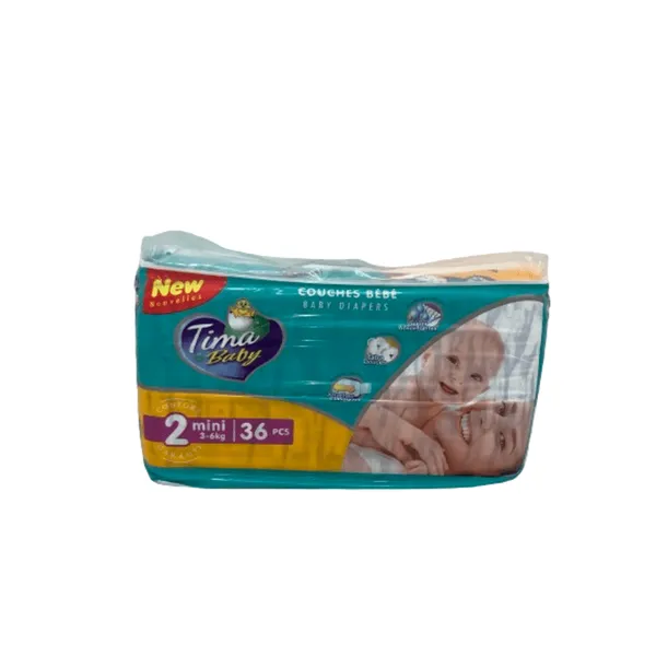 Couches bébé Tima 3-6 kg x36