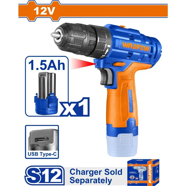 Perceuse-visseuse sans fil WADFOW WCDS520