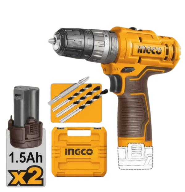 Perceuse Visseuse à Percussion Sans Fil 12V  CIDLI12202  Couple 20Nm, 2 Batteries 1.5Ah USB-C