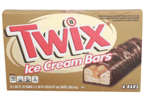 Twix – Barres Glacées – Pack de 6