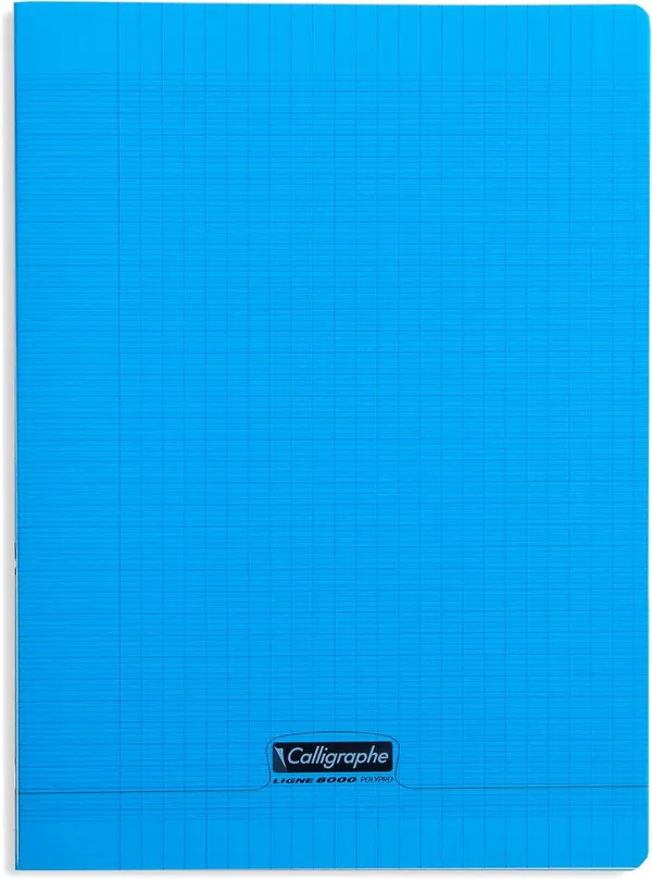 Calligraphe grand cahier 96 pages bleu