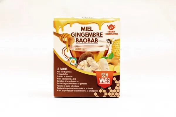 Thé miel gingembre baobab x10