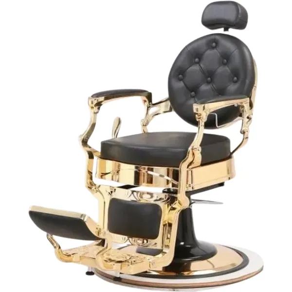 Fauteuil de Barbier Professionnel Luxe HZ8799FT - Dossier Inclinable