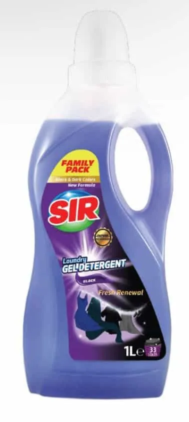 SIR – Lessive Liquide Noir Brillant – 1 L