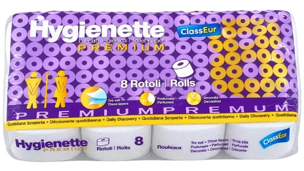 Papier toilette 8 rouleaux Dlux Class
