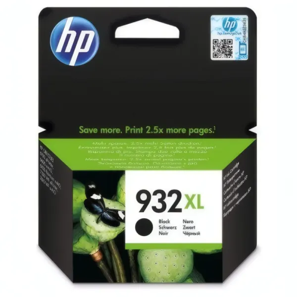 Cartouche d'Encre HP 932XL Noir - 22,5ml pour Imprimantes HP
