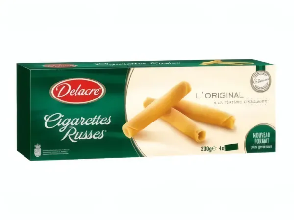 DELACRE - Biscuits cigarettes russes - 230G