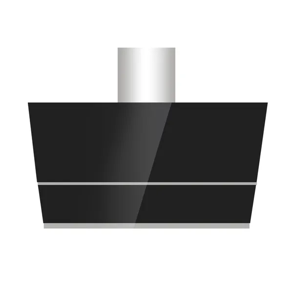 Hotte De Cuisine Technolux 90X60 Avec Sortie Verre Noir TEC90BG