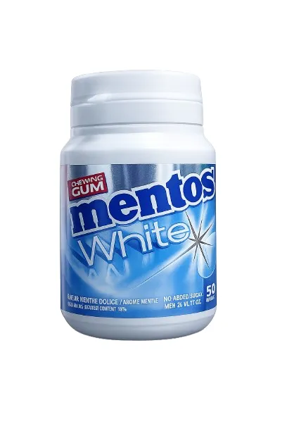 Mentos White chewing-gum sweet mint 38 pièces
