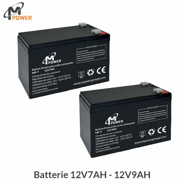 Batterie onduleur Mpower 12V 7AH