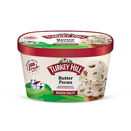 Turkey Hill – Crème glacée - Butter Pecan with Roasted Pecan Pieces - 1,36 L