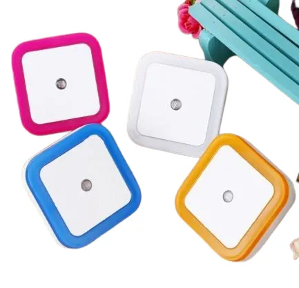 Mini veilleuse LED sans fil avec capteur, prise UE, éclairage décoratif pour chambre