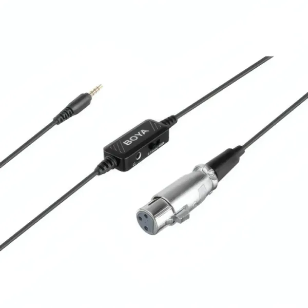 Câble Micro BOYA BY-BCA6 XLR vers TRRS 3,5 mm