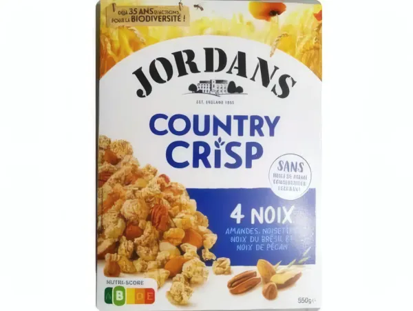 JORDANS - Céréales Country Crisp 4 Noix - 550G
