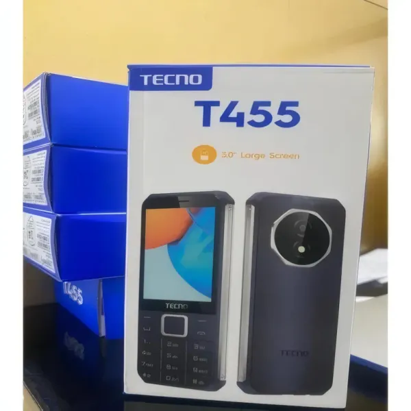 Tecno T455 Téléphone Classique Double SIM – Écran 3.0″, Batterie 2000 mAh