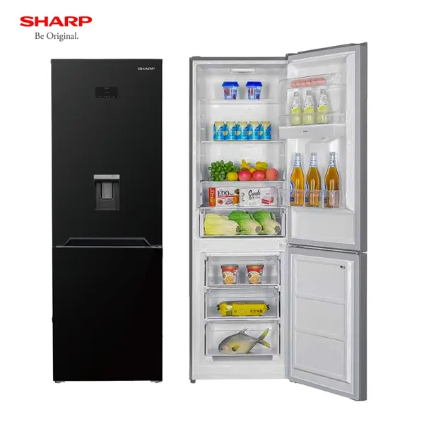 Refrigerateur Sharp Combine 3TIROIRS Noir SJBG415D