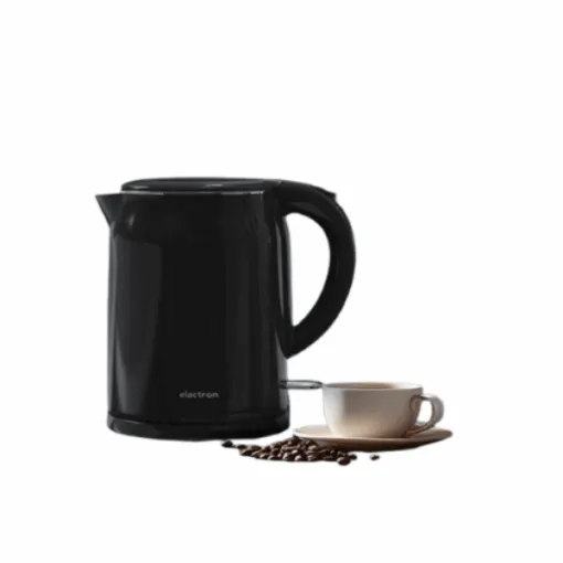 Bouilloire Elactron Noir Mat 1.7L SH-17M301BA2 – Électrique avec Indicateur et Arrêt Auto