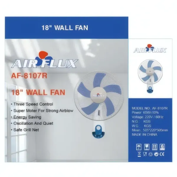 Ventilateur mural AIRFLUX AF-8107R - 18 pouces