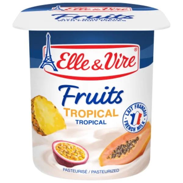 DESSERT LACTE TROPICAL ELLE&VIRE 125G
