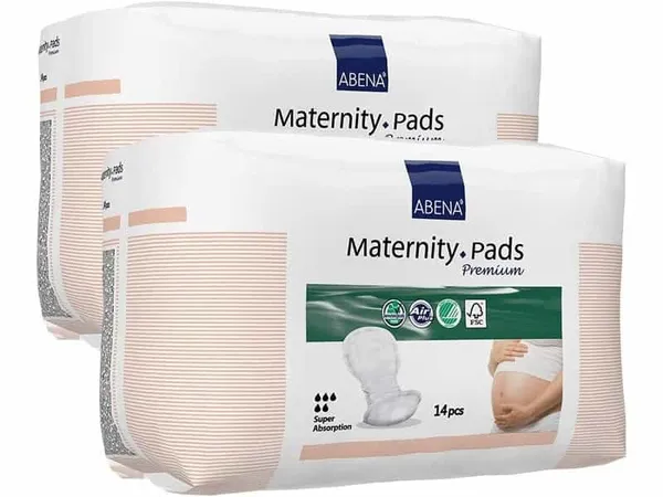 ABENA PREMIUM - Serviettes de maternité - Lot de 15 unités