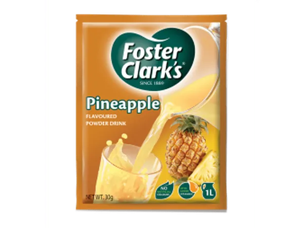 Foster clarks - Poudre aromatisée saveur ananas - 20g