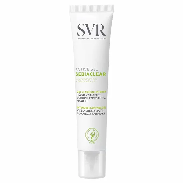 SVR - Sebiaclear Active Gel, Soin Anti-Acné Intensif Peaux Sensibles - 40 ml