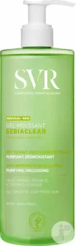 SVR - Gel moussant  Sebiaclear Pour Peaux grasses à Tendances Acnéiques - 400ml