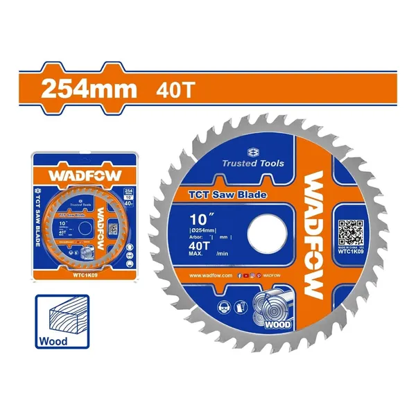 Tct saw blade WADFOW WTC1K09