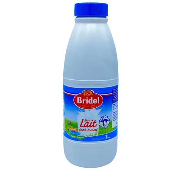 Lait demi-écrémé Bridel bouteille 1 L