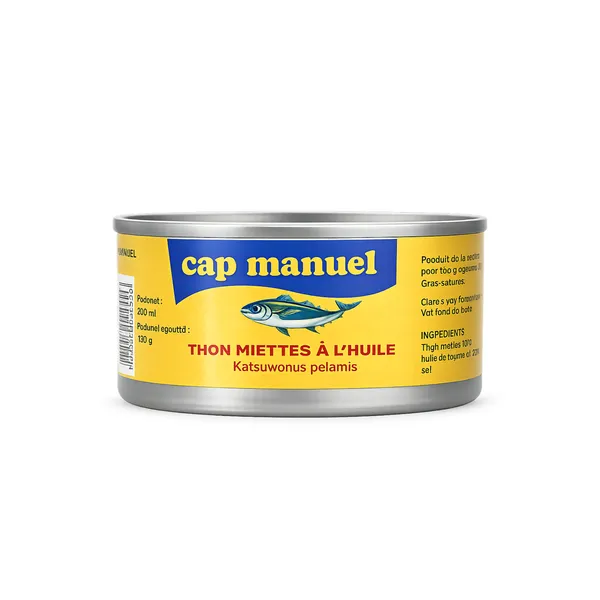 Cap Manuel – Thon Miettes à l’Huile – 185 g