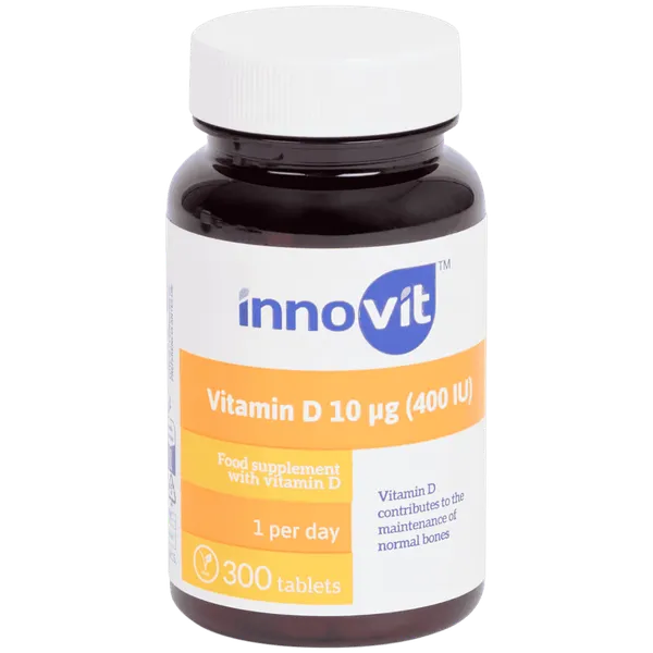 INNOVIT-Complément alimentaire  Vitamine D 10 mcg-300 comprimés