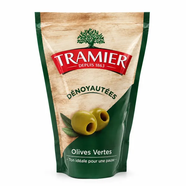 Tramier – Olives Vertes Dénoyautées – 230 g