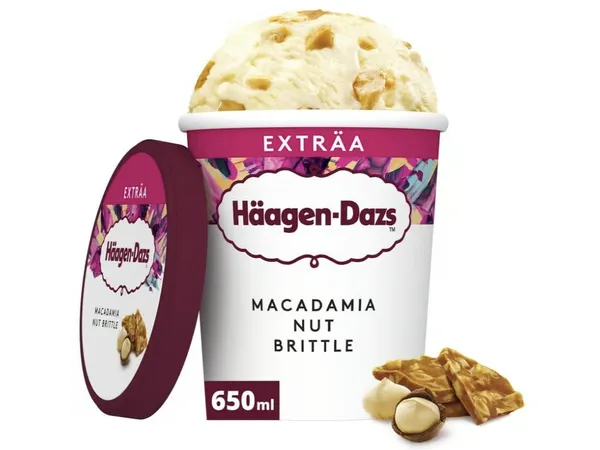 Häagen-Dazs - Macadamia Nut Brittle - 460 ml