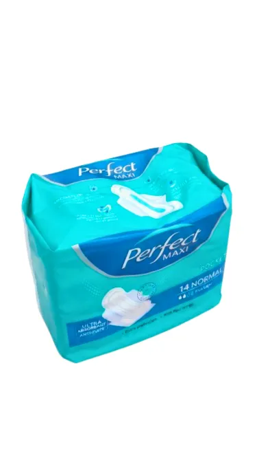 Serviettes hygiéniques Perfect Max normales vert